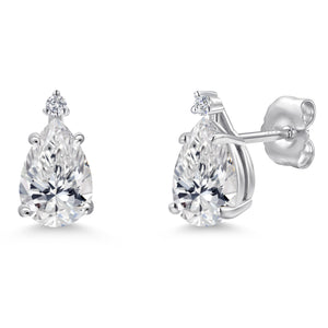Earrings in 14K White Gold