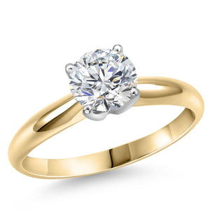 Ring in 14K Two Tone Gold