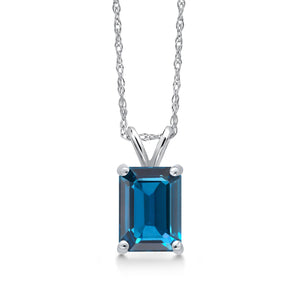 Pendant in 14K White Gold