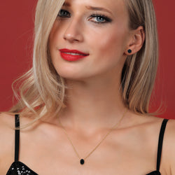 Pendant Earrings Set in 14K Yellow Gold