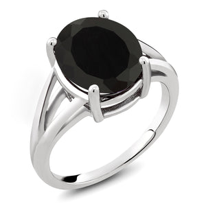 Onyx_5_Ring in 925 Sterling Silver