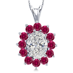 Pendant in 14K White Gold