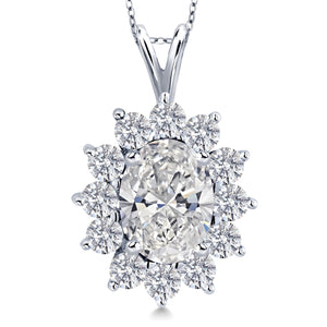 Pendant in 14K White Gold