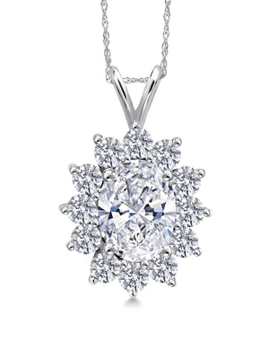 Pendant in 14K White Gold