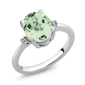 Prasiolite_5_Ring in 925 Sterling Silver