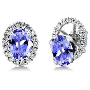 Tanzanite - December_Earrings in 925 Sterling Silver