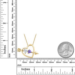 Pendant in 925 Yellow Gold Plated Silver