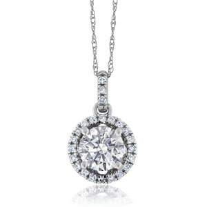 Pendant in 14K White Gold