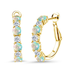 Earrings in 925 Yellow Gold Plated Silver