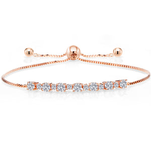 Bracelet in 925 Rose Gold Plated Silver