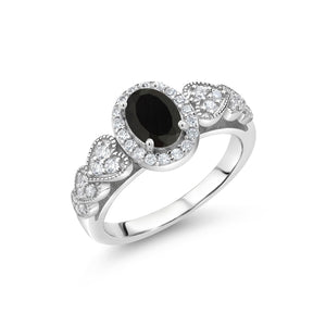 Onyx - December_7_Ring in 925 Sterling Silver