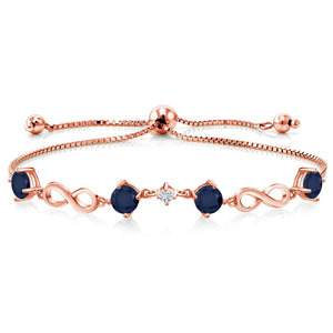 Bracelet in 925 Rose Gold Plated Silver