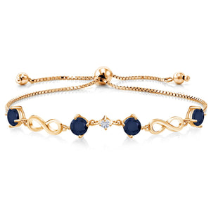 Bracelet in 925 Yellow Gold Plated Silver