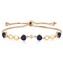 Bracelet in 925 Yellow Gold Plated Silver