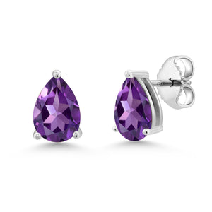 Amethyst - February_Earrings in 925 Sterling Silver
