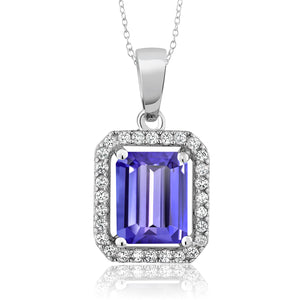 Tanzanite - December_Pendant in 925 Sterling Silver