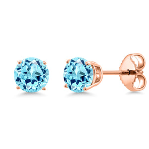 Earrings in 925 Rose Gold Plated Silver