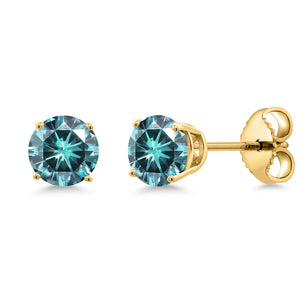 Earrings in 925 Yellow Gold Plated Silver