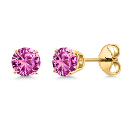 Earrings in 925 Yellow Gold Plated Silver