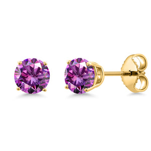 Earrings in 925 Yellow Gold Plated Silver