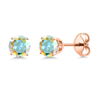 Earrings in 925 Rose Gold Plated Silver