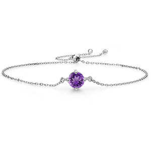 Amethyst - February_Bracelet in 925 Sterling Silver