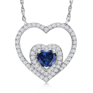 Pendant in 10K White Gold