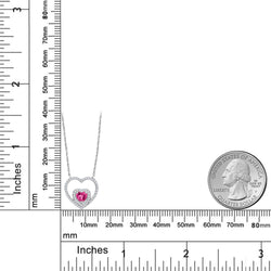 Pendant in 10K White Gold