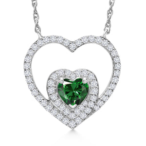 Pendant in 10K White Gold