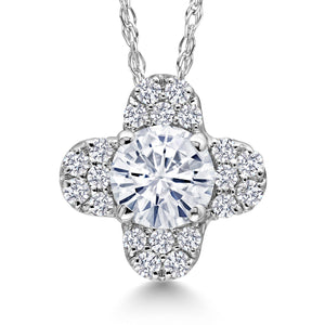 Necklace in 10K White Gold