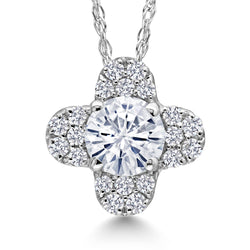 Necklace in 10K White Gold