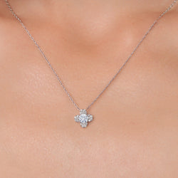 Necklace in 10K White Gold