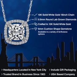 Necklace in 10K White Gold