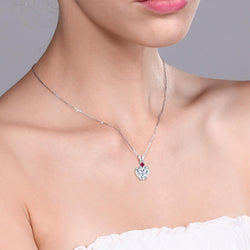 Pendant in 14K White Gold
