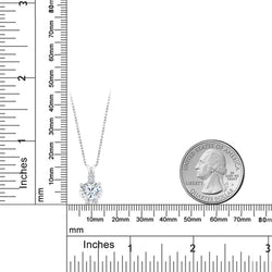 Pendant in 14K White Gold