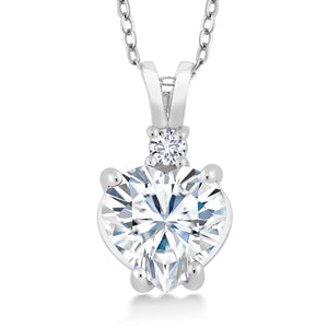 Pendant in 14K White Gold