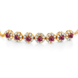 Bracelet in 925 Yellow Gold Plated Silver