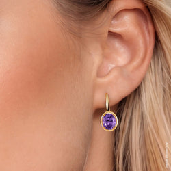 Earrings in 925 Yellow Gold Plated Silver