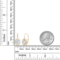 Earrings in 925 Yellow Gold Plated Silver