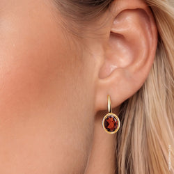 Earrings in 925 Yellow Gold Plated Silver