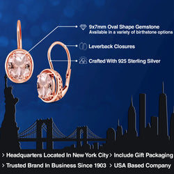 Earrings in 925 Rose Gold Plated Silver