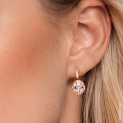 Earrings in 925 Rose Gold Plated Silver
