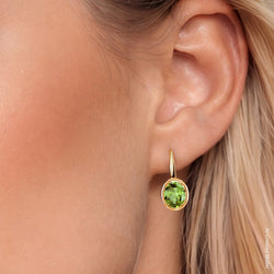 Earrings in 925 Yellow Gold Plated Silver