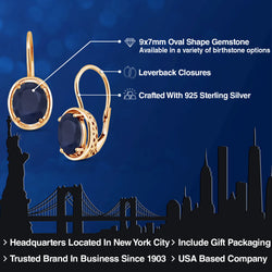 Earrings in 925 Yellow Gold Plated Silver