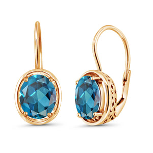 Earrings in 925 Yellow Gold Plated Silver