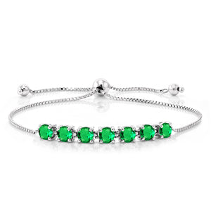 Nano Emerald_Bracelet in 925 Sterling Silver