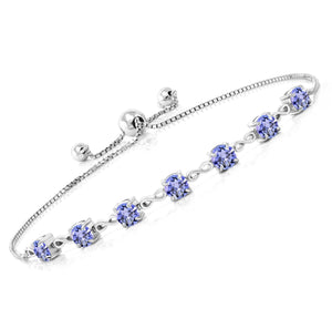 Tanzanite - December_Bracelet in 925 Sterling Silver
