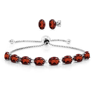 Bracelet Earrings Set in 925 Sterling Silver