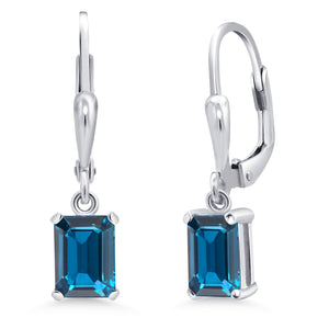 Topaz - November_Earrings in 925 Sterling Silver