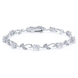 Moissanite_Bracelet in 925 Sterling Silver